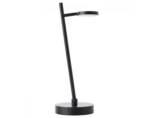 Επιτραπέζιο φωτιστικό LED Brilliant Pesso με μπαταρία, USB, ισχύ 4W και διαστάσεις 23x16x45cm - Μαύρο