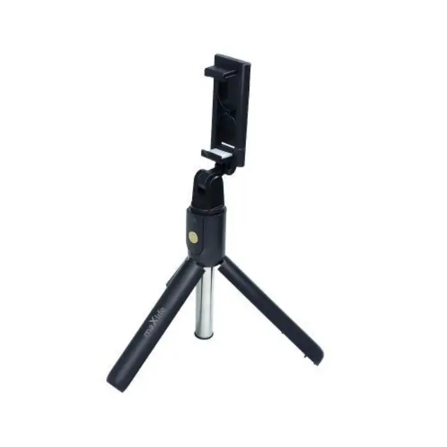 Ασύρματο Selfie Stick & Τρίποδο Maxlife MXST-100 για Smartphones Πλάτους 64 έως 87mm Μαύρο N65910