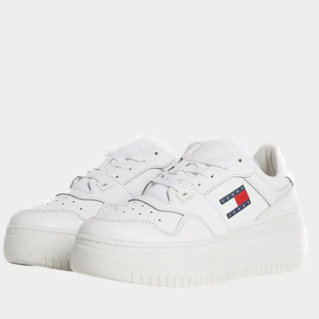 Sneaker Tommy Hilfiger Retro Basket Flatform EN0EN02506-YBS Άσπρο - 40 2