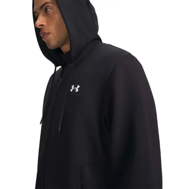 Under Armour Men's Flex Fleece Full-Zip Hoodie Μαύρο 6010862-001 (Under Armour) 2
