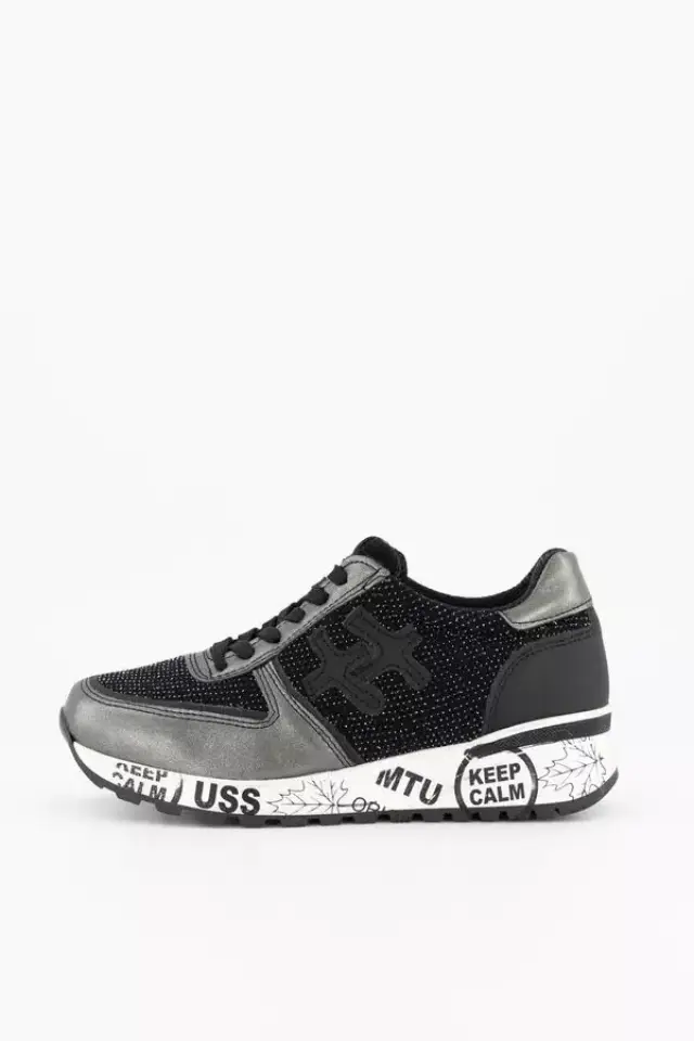 Keep Calm - Γυναικεία Sneakers KEEPAI99024 Μαύρο - 39