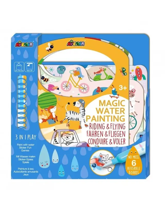 Avenir Magic Water Painting Riding & Flying ΠΟΛΥΧΡΩΜΟ - One Size