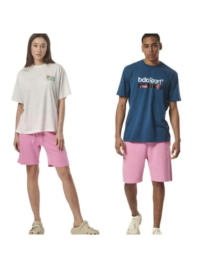 Body Action Αθλητική Βερμούδα 033419-01-ROSEBLOOM PINK - XL