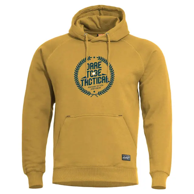 Pentagon Phaeton "Laurel" Hood Sweater-Μπλούζα Φούτερ για Καθημερινή Χρήση - 83-SprinBok Green-Πράσινο Σκούρο 2