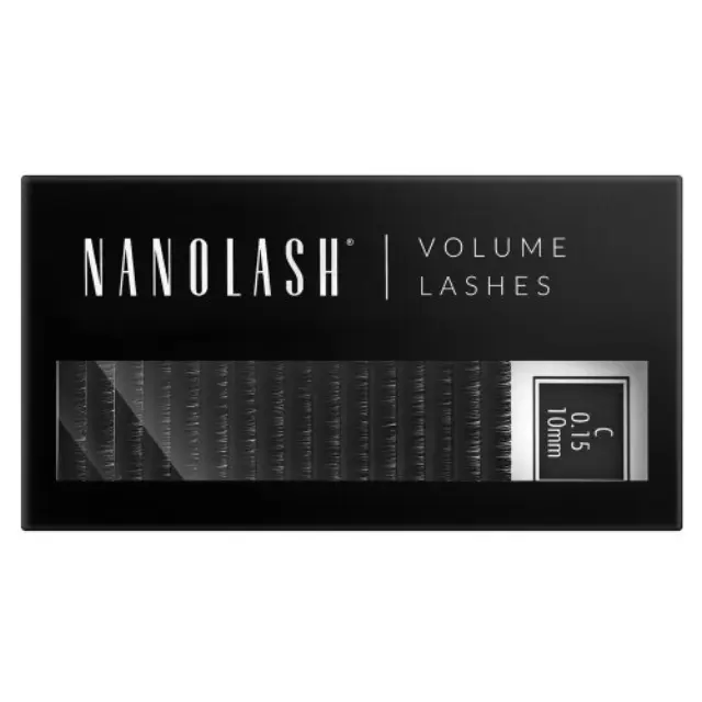 Nanolash Volume Lashes 0.15 C false eyelashes 10 mm