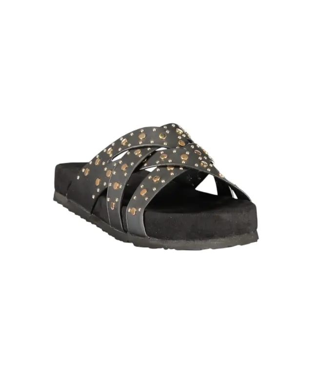 Laura Biagiotti – Γυναικείες Παντόφλες Slippers 9761-BLACKN Μαύρο 2