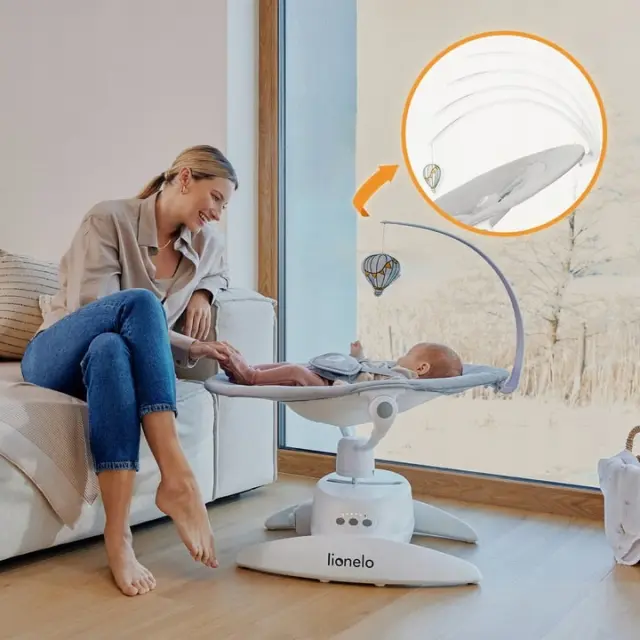 Lionelo Iris Διαδραστικό Ηλεκτρικό Ρηλάξ Beige Sand 3