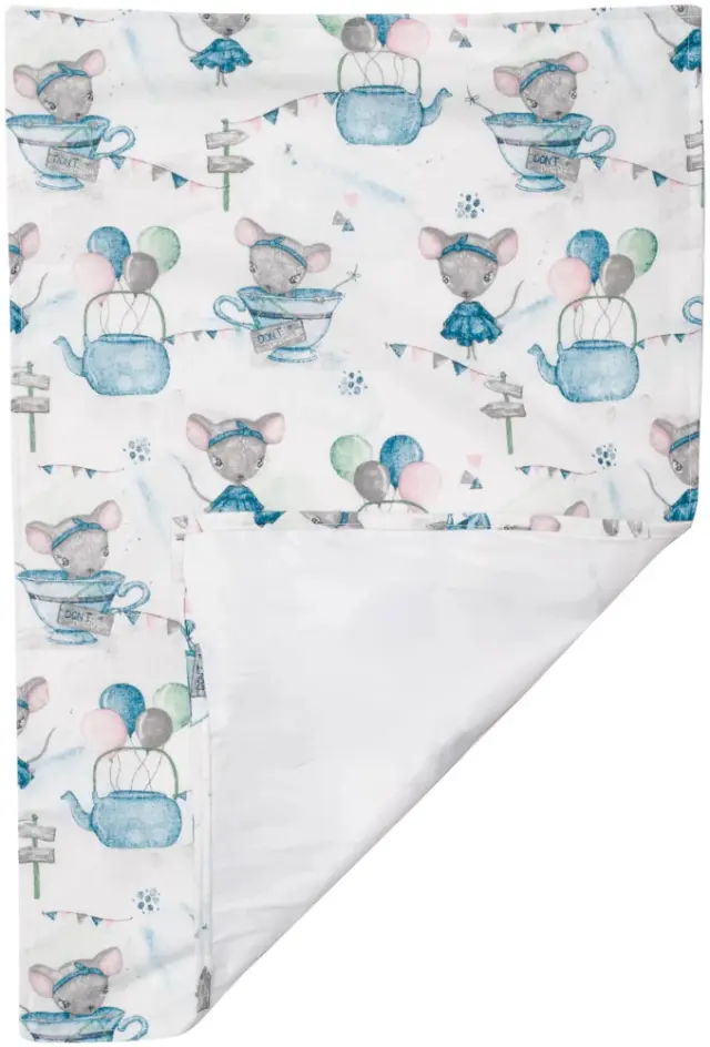 Σελτεδάκι - Πάνα Flannel με Μεμβράνη 75x50cm Mouse 5904506805440