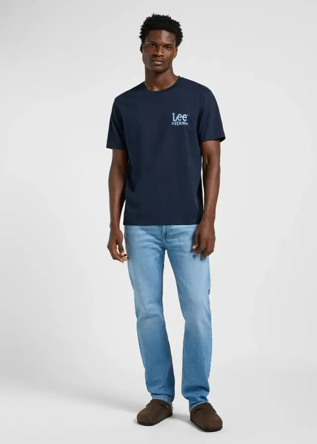 Lee - Ανδρικό T-shirt Subtle Logo Tee 112365456 Μπλε Ναυτικό - 2XL 3