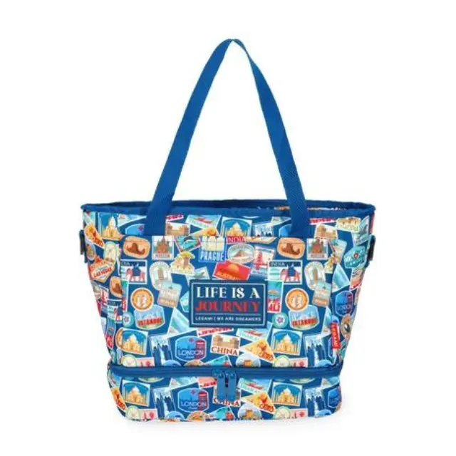 Legami® Lunch Bag Travel 10.8L- Stickers