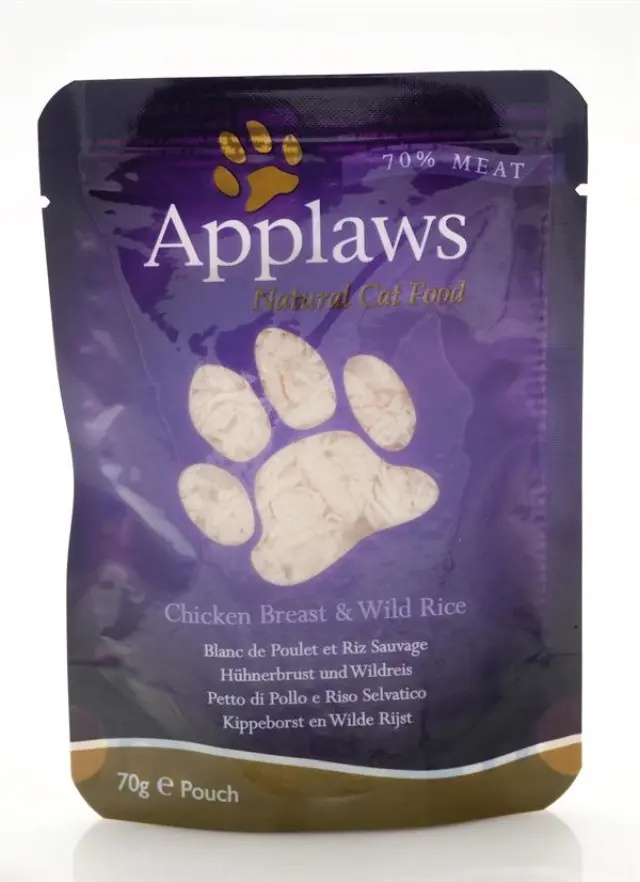 Applaws Wet Cat Food 70 g pouch Chicken AND Wild Rice 178007 Pet Supplies