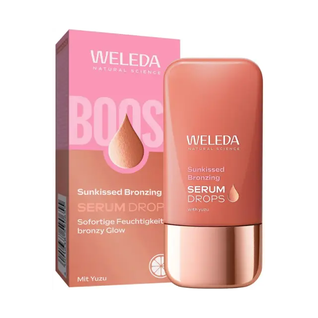 Weleda Sunkissed Bronzing Serum Drops Ορός Προσώπου για Λάμψη & Ηλιοκαμένη Επιδερμίδα, 30ml