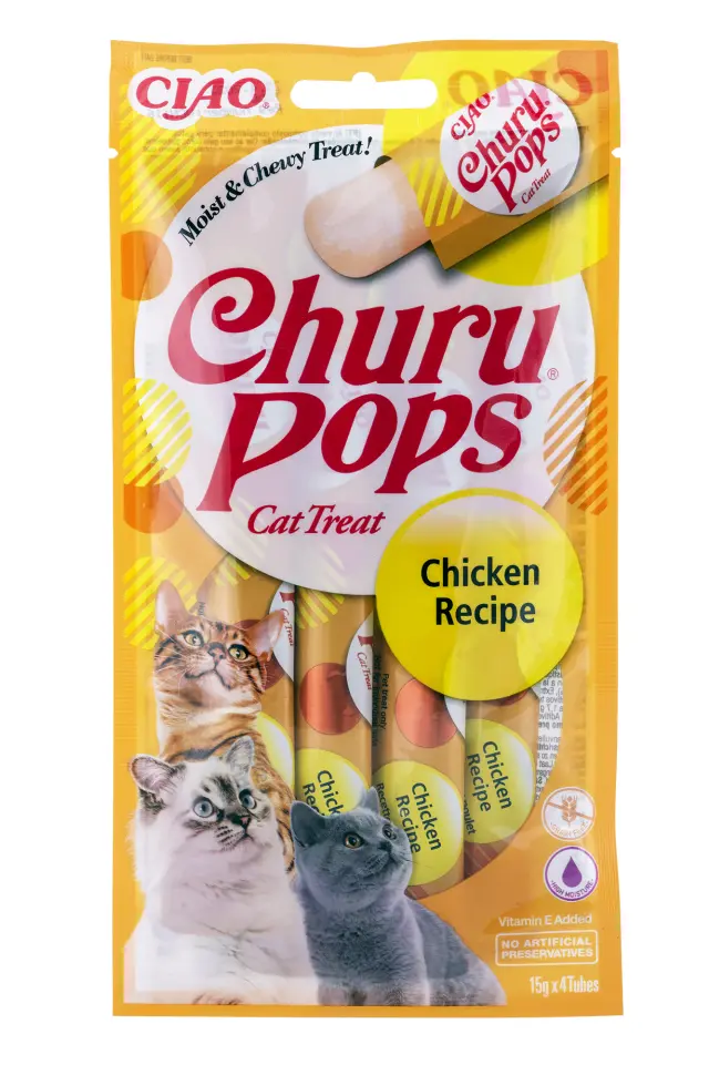CHURU - Pops Chicken 4pcs- 7985042 - Pet Supplies