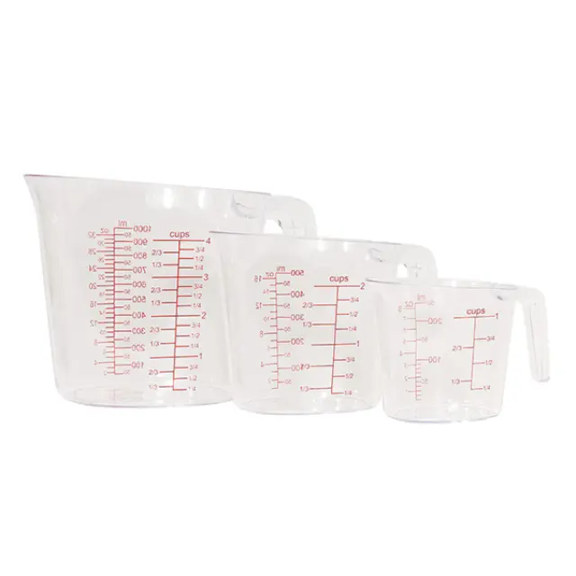 Patisse Σετ 3τμχ Μεζούρες Στοιβαζόμενες 250ml & 500ml & 1000ml