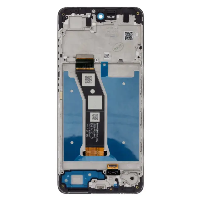 Motorola G04s LCD Display + Touch Unit + Front Cover Black (Service Pack) 2