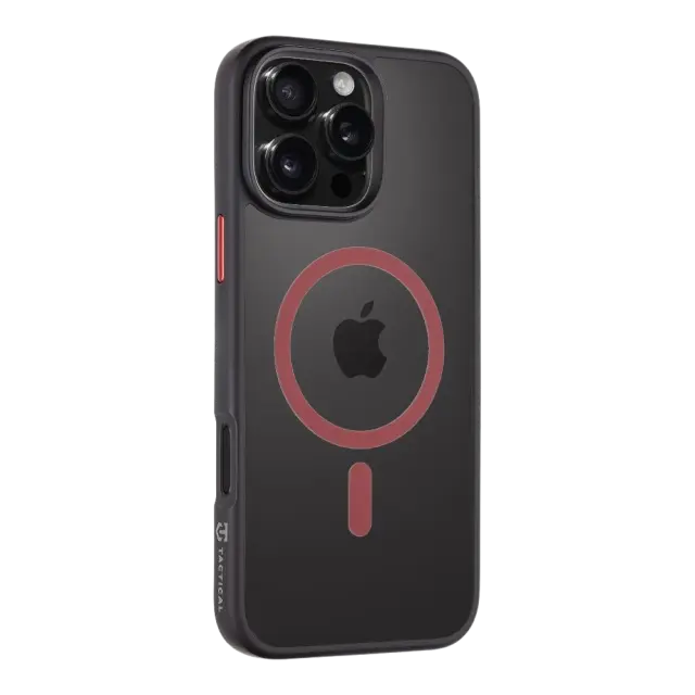 Tactical MagForce Hyperstealth 2.0 Cover for Apple iPhone 16 Pro Max Black/Red 2