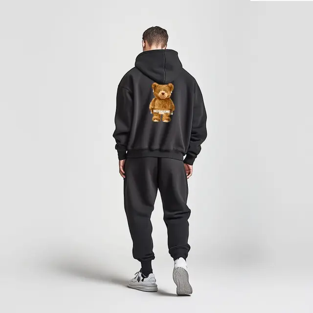 Noshame® Σετ Φόρμα & Φούτερ Μαύρο - 752422 - XXL