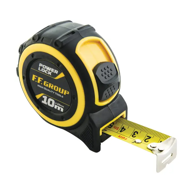 Μέτρο ταινίας με Αυτόματη Επαναφορά 25mm x 10m F.F. Group 39954
