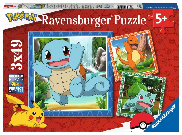 Ravensburger - Pokemon 3x49p - 05586 - Toys