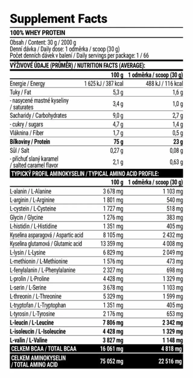 Extrifit 100% Instant Whey Protein tiramisu, 2000-g 2