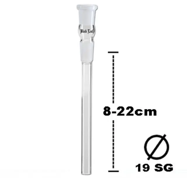 Ανταλλακτικό γυάλινο πιπάκι για Bong (Chillum) - SG:19mm - Μήκος: 08-22cm | Δέχεται Bowl