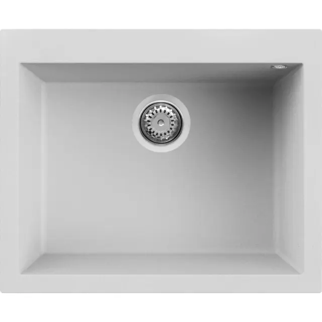 Νεροχύτης κουζίνας QUADRA 110 Bianco 68 ELLECI 61x50cm