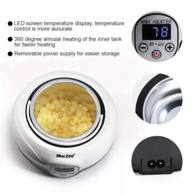 Κεριέρα αποτρίχωσης με οθόνη Wax Heater AX-600 2