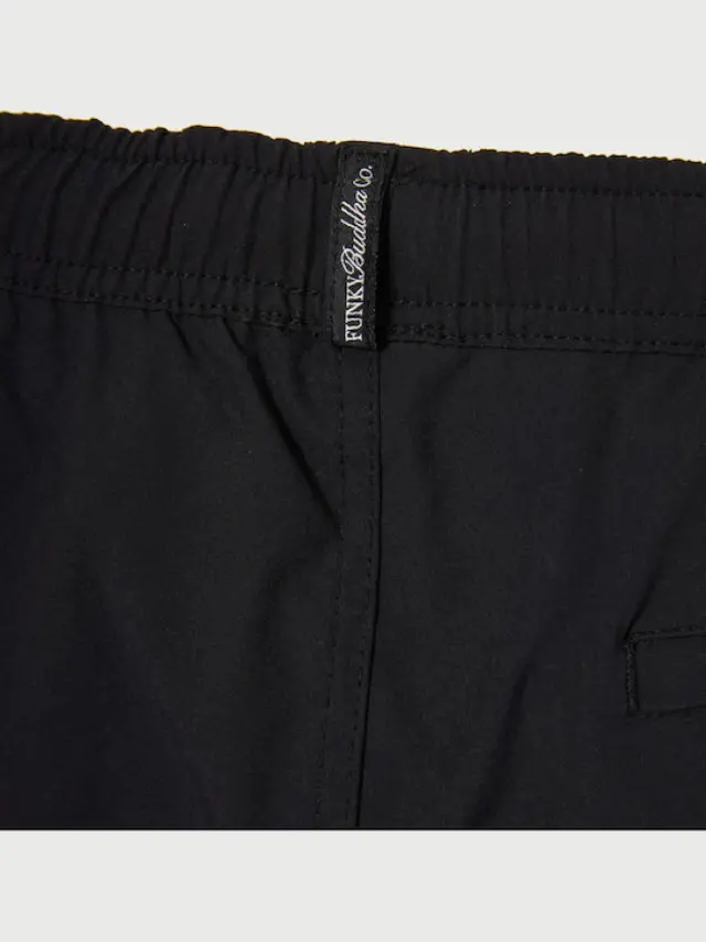 Funky Buddha Men's Swimwear Shorts Black FBM013-001-16 - 2XL 3