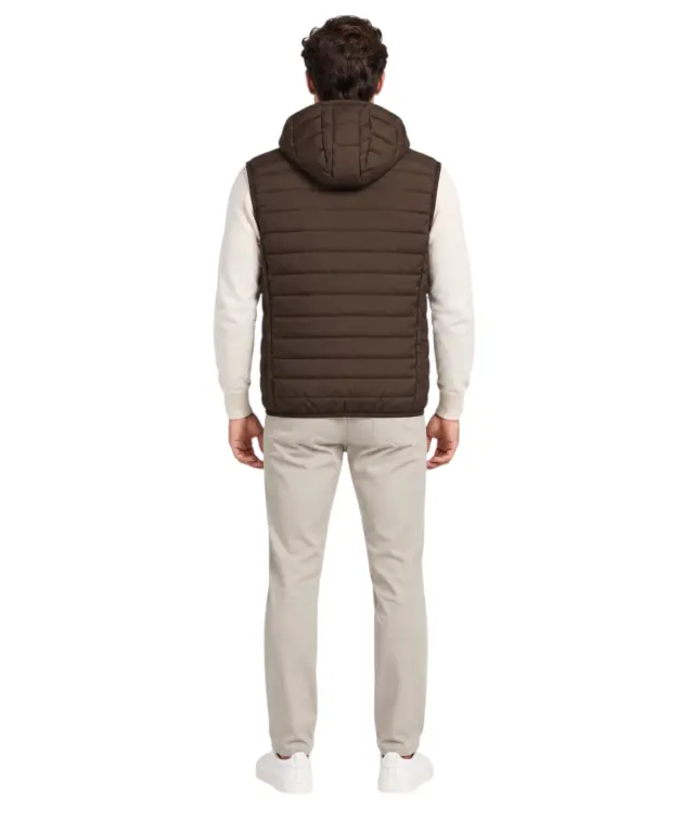 Accademia Militare - Ανδρικό Αμάνικο Μπουφάν W6S727-5682-054 Καφέ 3