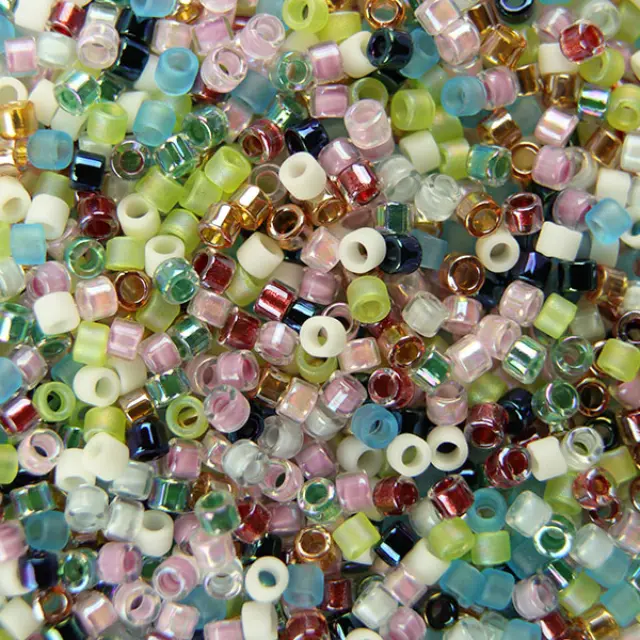 Χάντρα Miyuki Delica 11/0 - MIX15 - Spring Flowers Mix ~7gr