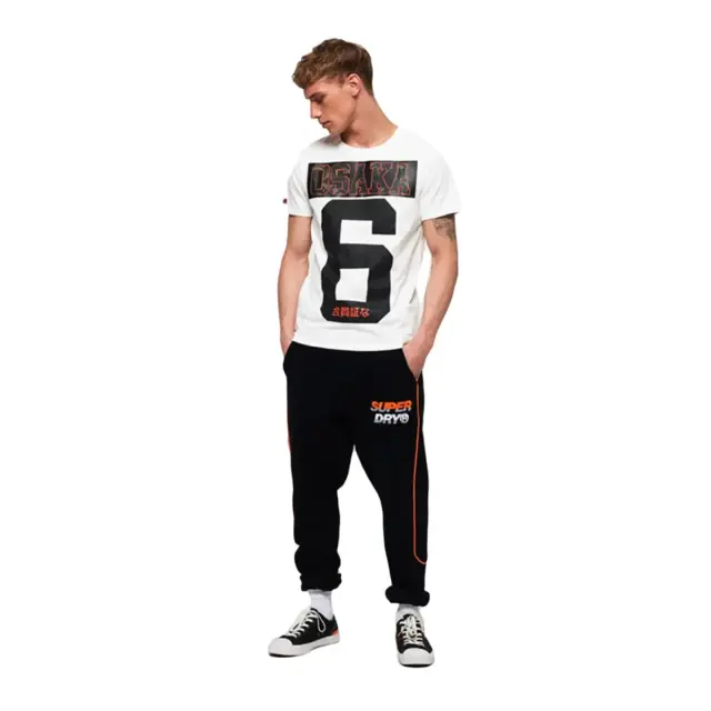 Superdry Ανδρικό T-Shirt Osaka Tee, Χρώμα Optic - M 3