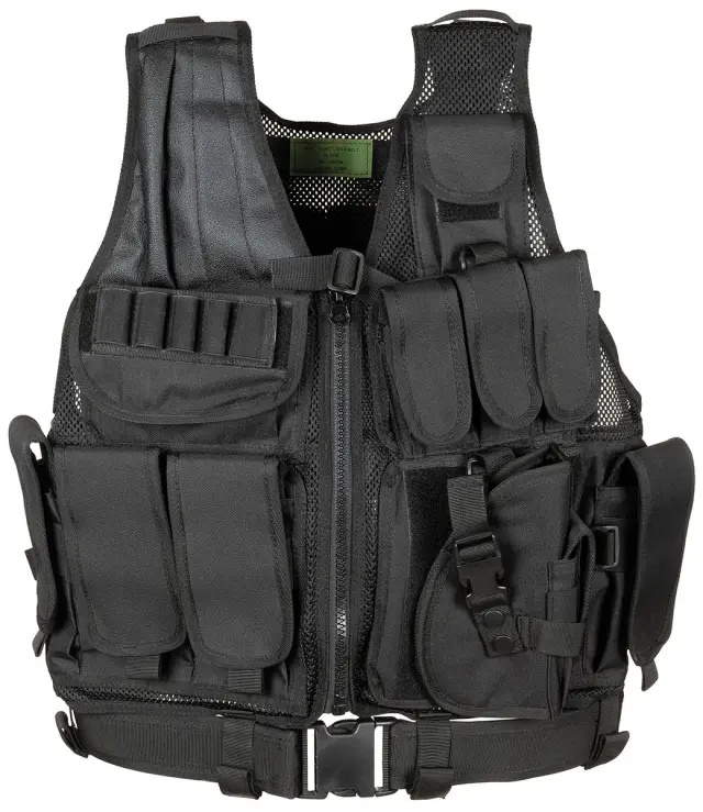 Γιλέκο Μάχης USMC Tactical Vest με Ζώνη & Θήκες MOLLE – Μαύρο