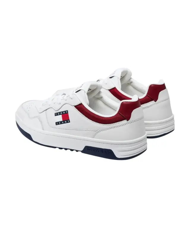Tommy Hilfiger - Ανδρικά Sneakers Cupsole Leather Ess EM0EM01443-0G1 Κόκκινο 3