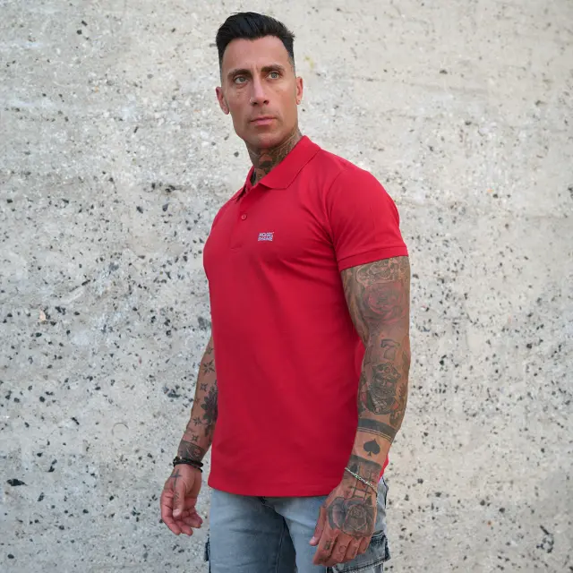 Μπλούζα Polo Noshame® Κόκκινη - 112405 - XXL