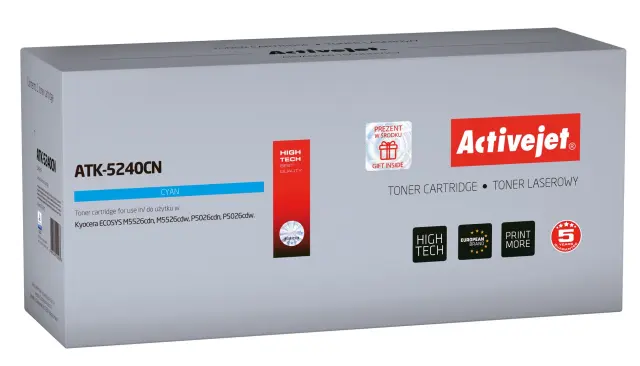 Activejet ATK-5240CN toner (replacement for Kyocera TK-5240C Supreme 3000 pages cyan)