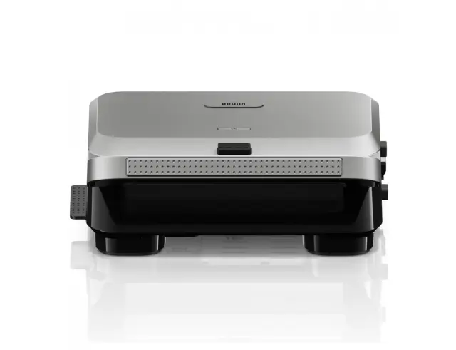 Τοστιέρα - Γκριλιέρα - Βαφλιέρα 3 σε 1 Braun SnackMaker 5 SM5006 με 2 σετ πλάκες, ισχύ 800W και επιφάνεια ψησίματος 27x13cm - SilverSM5006 2