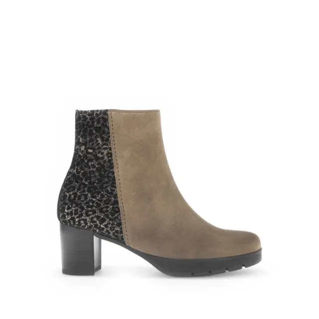 Gabor Μποτάκια Γυναικείο δέρμα Nubuck Μπεζ GAB/32071 34-FARRO