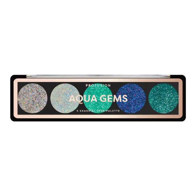 PROFUSION EYESHADOW PALETTE 5 GLITTER SHADES