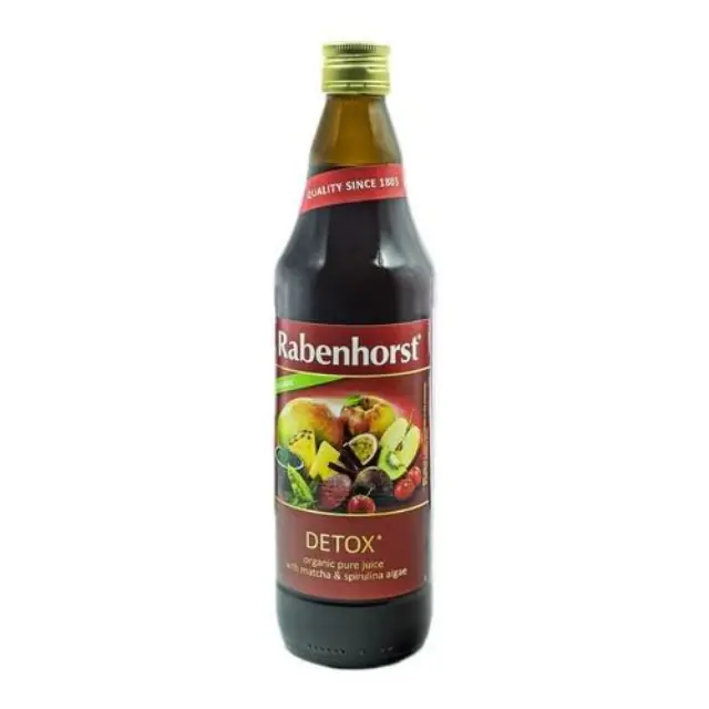 Rabenhorst Detox Βιολογικός Χυμός Διάφορων Βιολογικών Φρούτων για την Αποτοξίνωση του Οργανισμού, 750ml