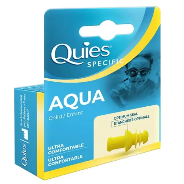 QUIES Specific Aqua Kids 1 pair, Παιδικές Ωτοασπίδες για το Νερό 1 ζεύγος