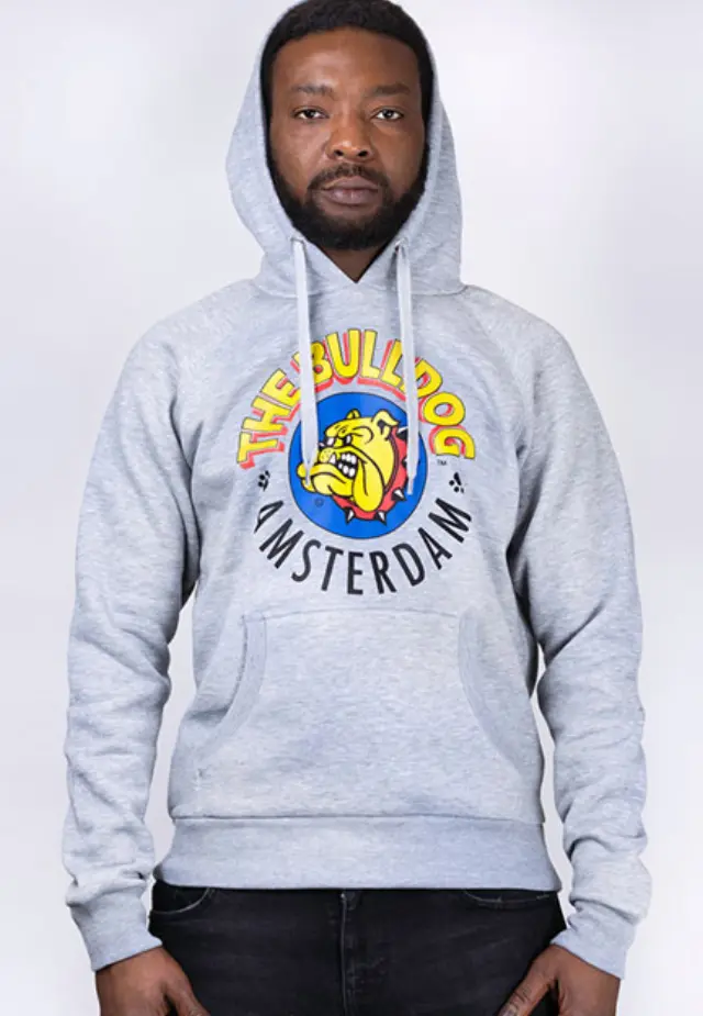 The Bulldog Amsterdam Φούτερ Original Hoodie Grey - XLarge 3
