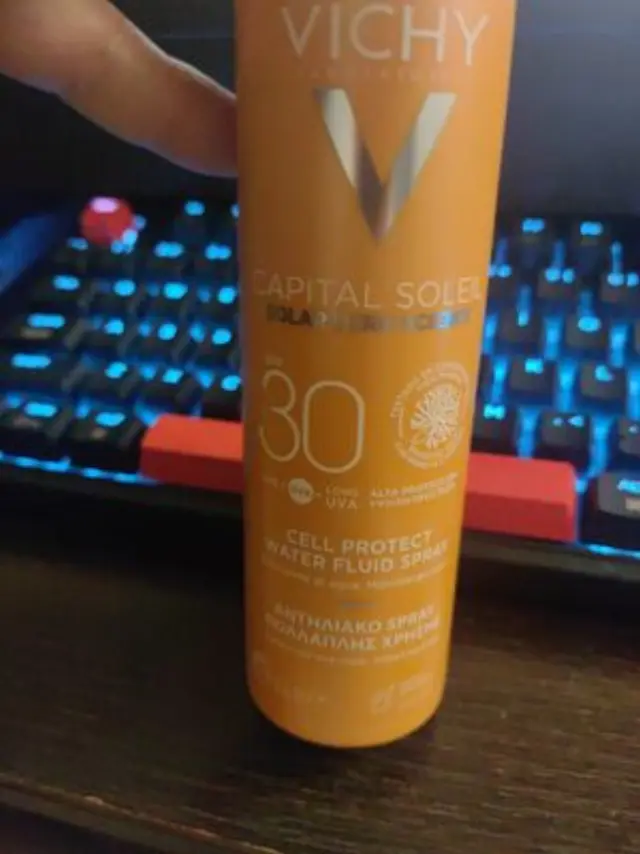Vichy Capital Soleil Cell Protect Water Fluid Spray SPF30, Λεπτόρρευστο Αντηλιακό Γαλάκτωμα Σώματος σε Σπρέι, 200ml