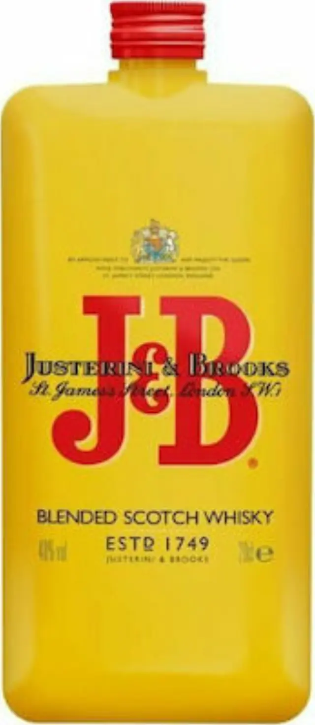 J&B BLENDED SCOTCH WHISKY POCKET SIZE 200ML