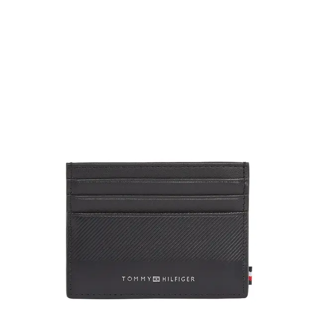 Καρτοθήκη TOMMY HILFIGER TH Foundation CC Holder 13506 Μαύρο