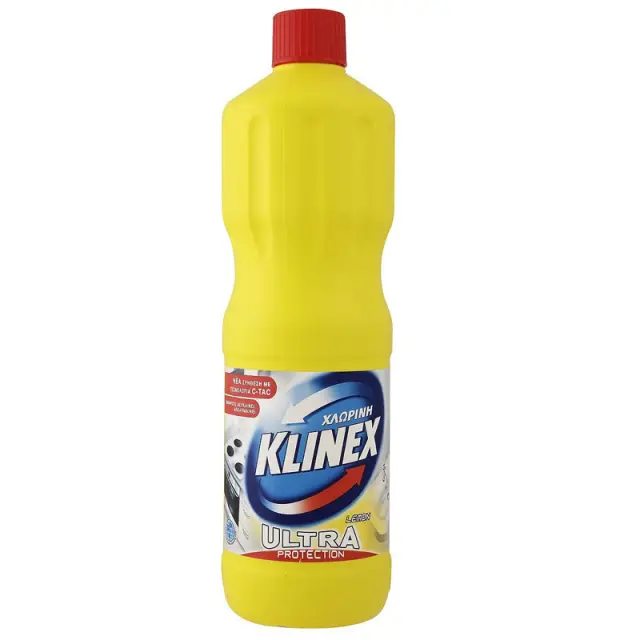 Klinex Ultra Protection Παχύρρευστη Χλωρίνη με Άρωμα Lemon 750ml