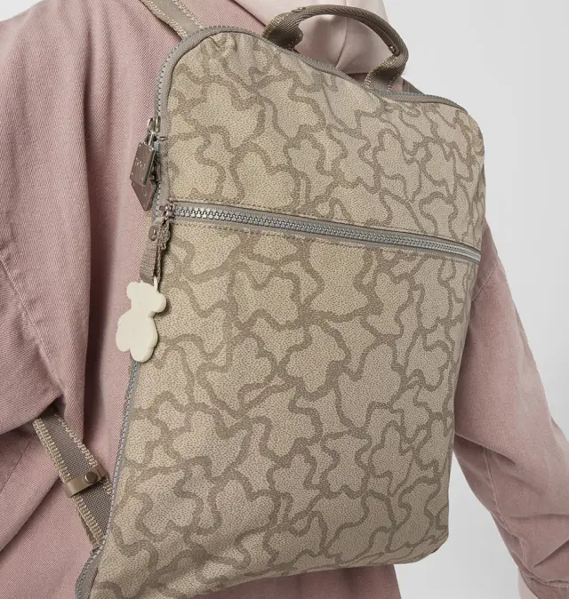 Σακίδιο TOUS Mochila Nylon Kaos Icon 2001038148 Μπεζ 3