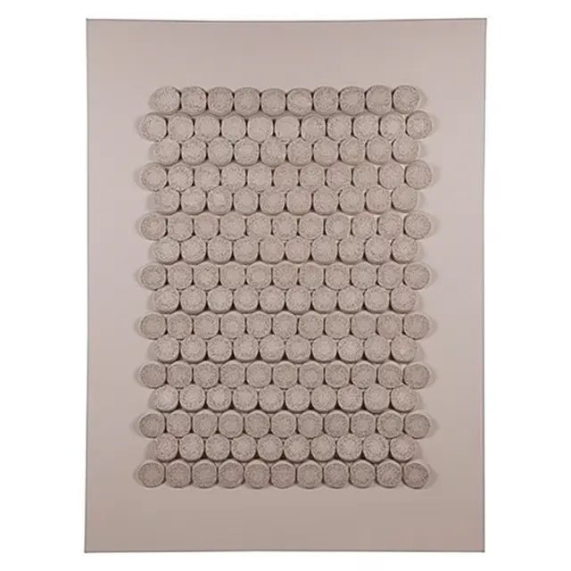 Πίνακας καμβάς κύκλοι λευκός 90x120x3,5cm Eurolamp 812-20122