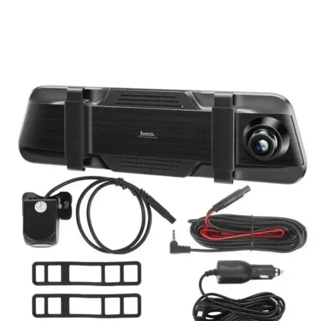 Καταγραφική Κάμερα Αυτοκινήτου Hoco DI36 1080p Full HD Ultra Wide Γωνία Λήψης 145° 9.66" Οθόνη Αφής και 720p Rear Camera 3
