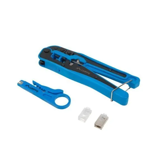 Lanberg Network Toolkit with Crimping Tool / Stripping Tool / RJ45 Connectors Shielded & Unshielded (NT-0303) 2