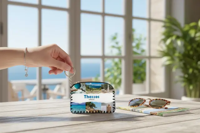 Πορτοφόλι Souvenir μπρελόκ - Σετ 10pcs - PVC - Thassos - 14*9cm - 871753 3